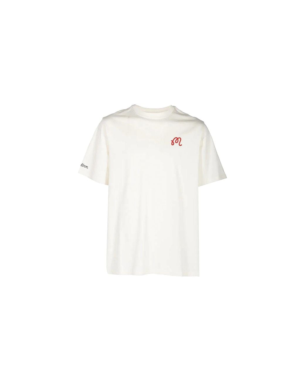 Malbon Golf Black Bermuda Benchmark T-Shirt "Ivory" 10183 Ivy" for men