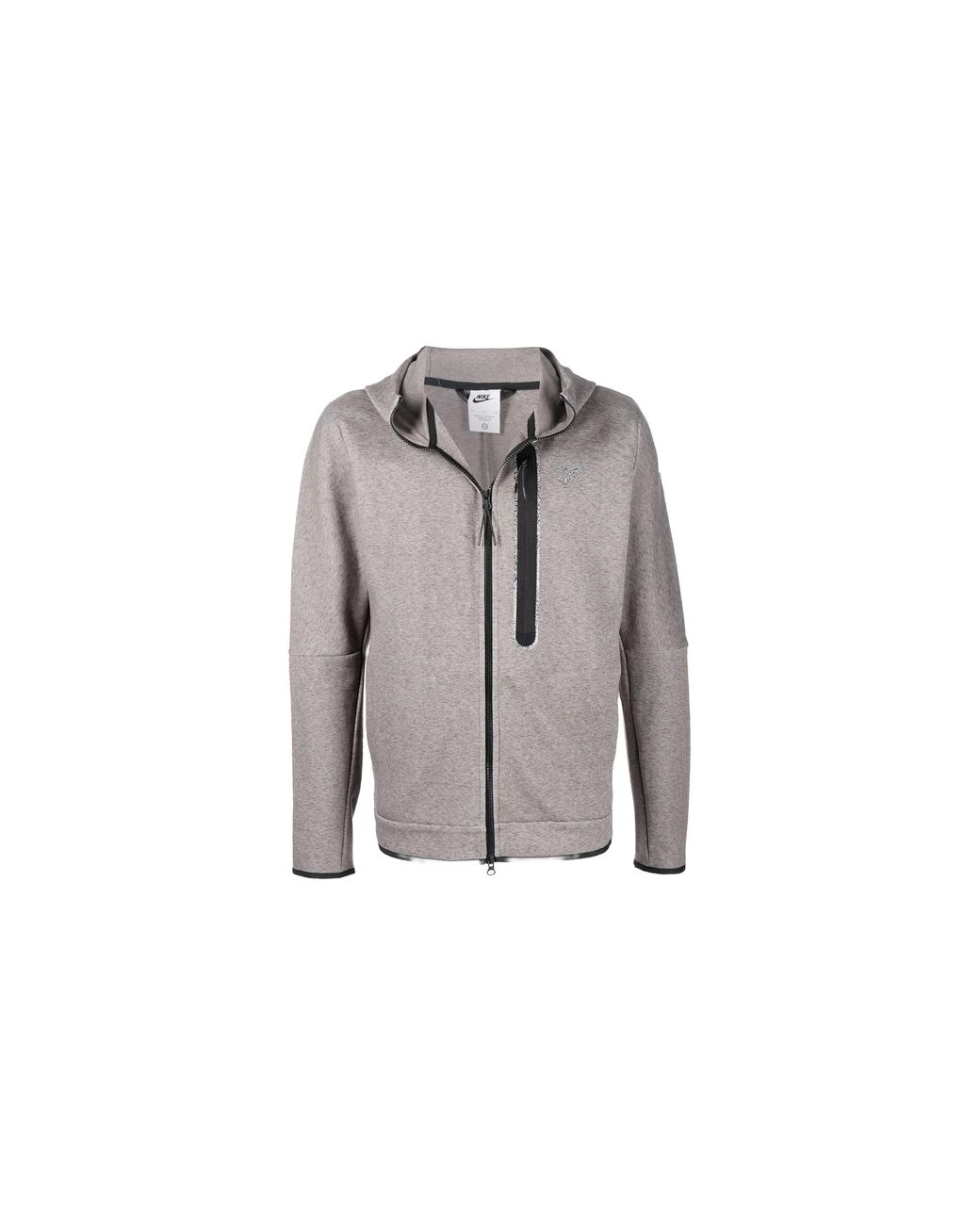 Nike Black Sportswear Tech Fleece Full-Zip Hoodie "Ironstone" Dd4688 004" for men