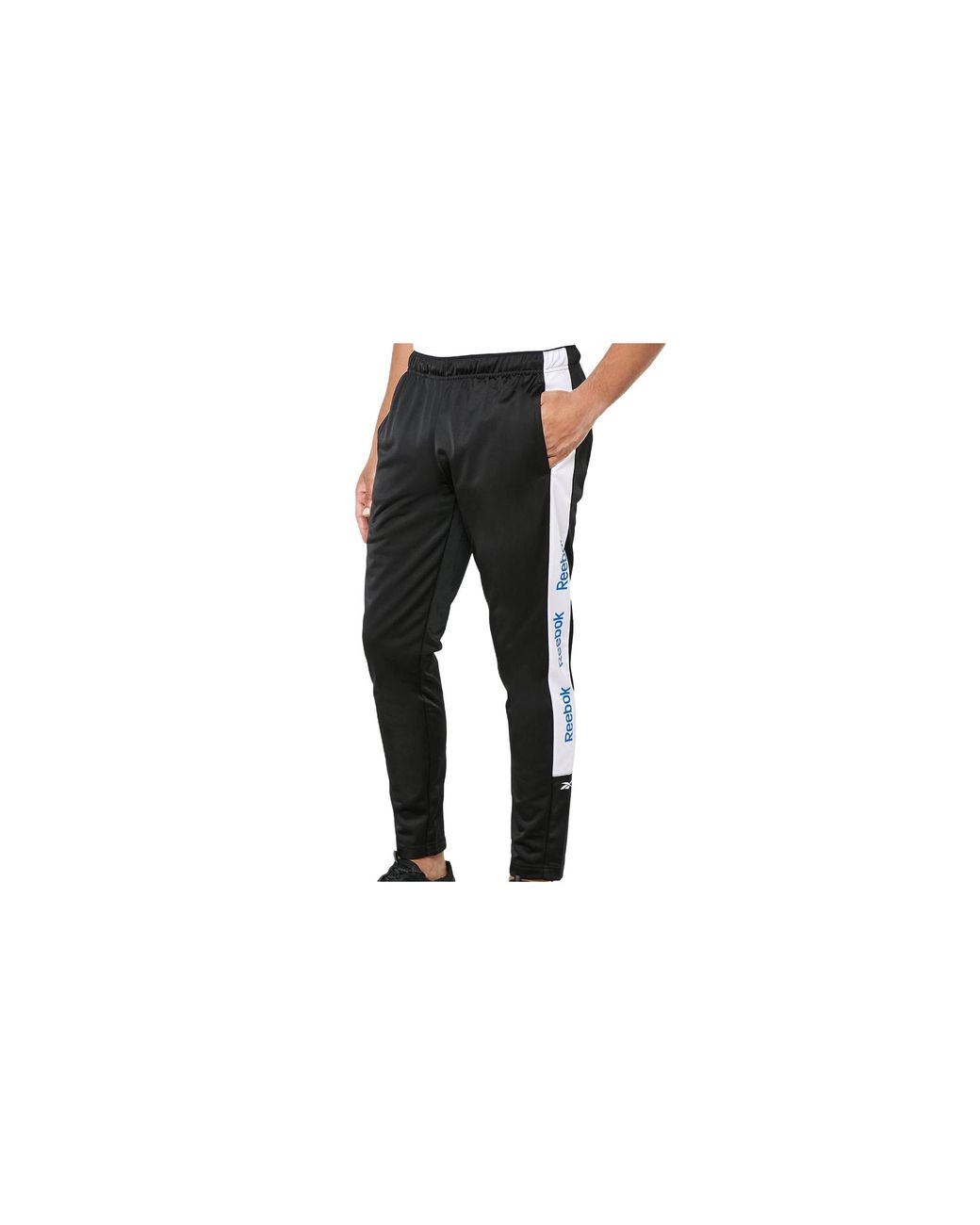 Reebok Black Training Essentials Linear Logo Track Pant Fk6136" for men