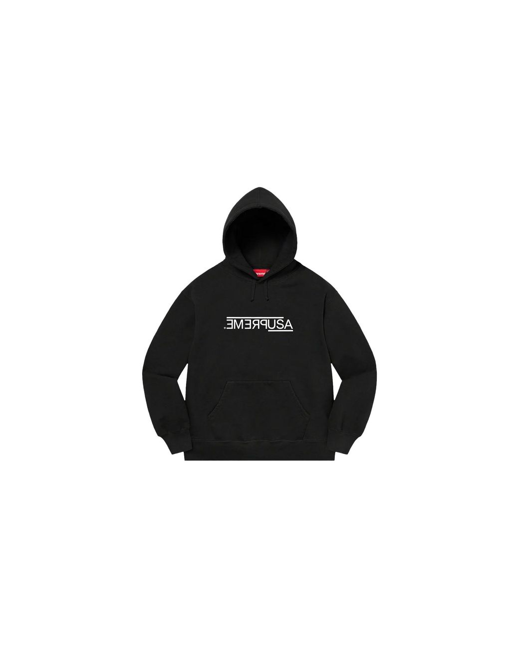 Supreme Black Usa Hooded Sweatshirt Fw21Sw79"