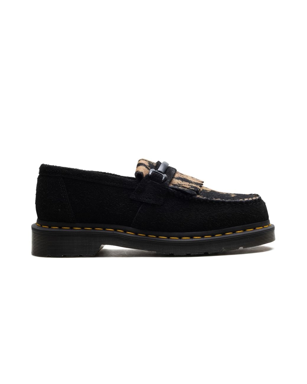 Dr. Martens Black Adrian Snaffle Hair-On Loafer 31895779" for men