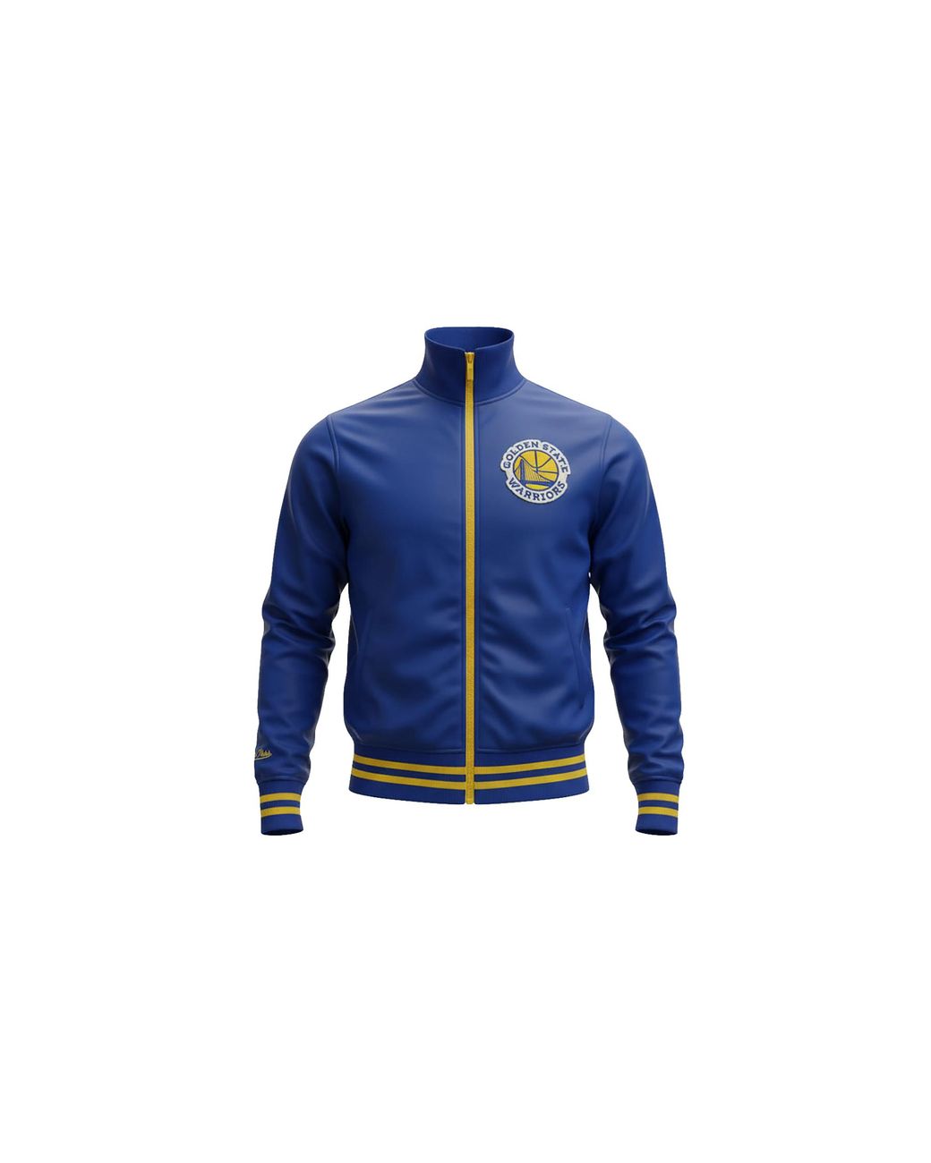 Mitchell & Ness Blue Nba Golden State Warriors Wotrack Full-Zip Jacket "Royal" Ba5Ago Gsw N8Q"