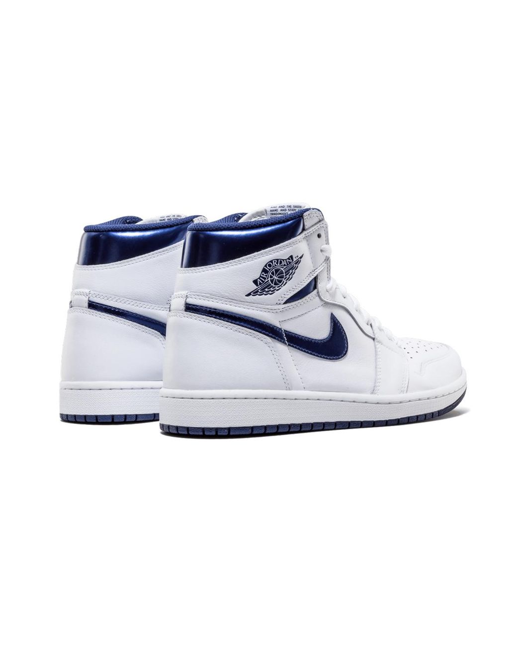 Nike Black Air 1 Retro "Metallic" 555088 106" for men