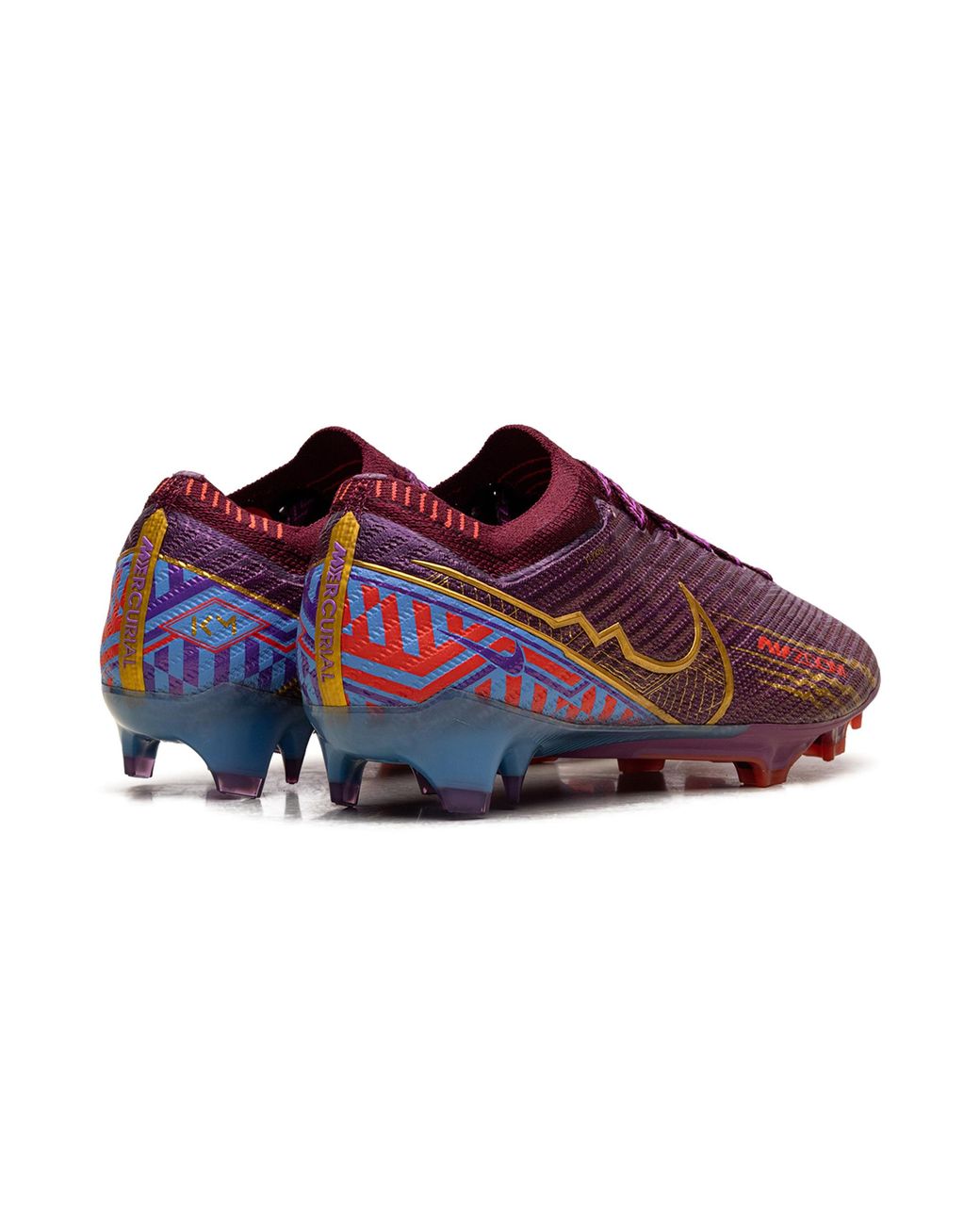 Nike Purple Zoom Mercurial Vapor 15 Elite Km Fg Cleats "Mbappe Dark Beetroot" Dr9996 694" for men