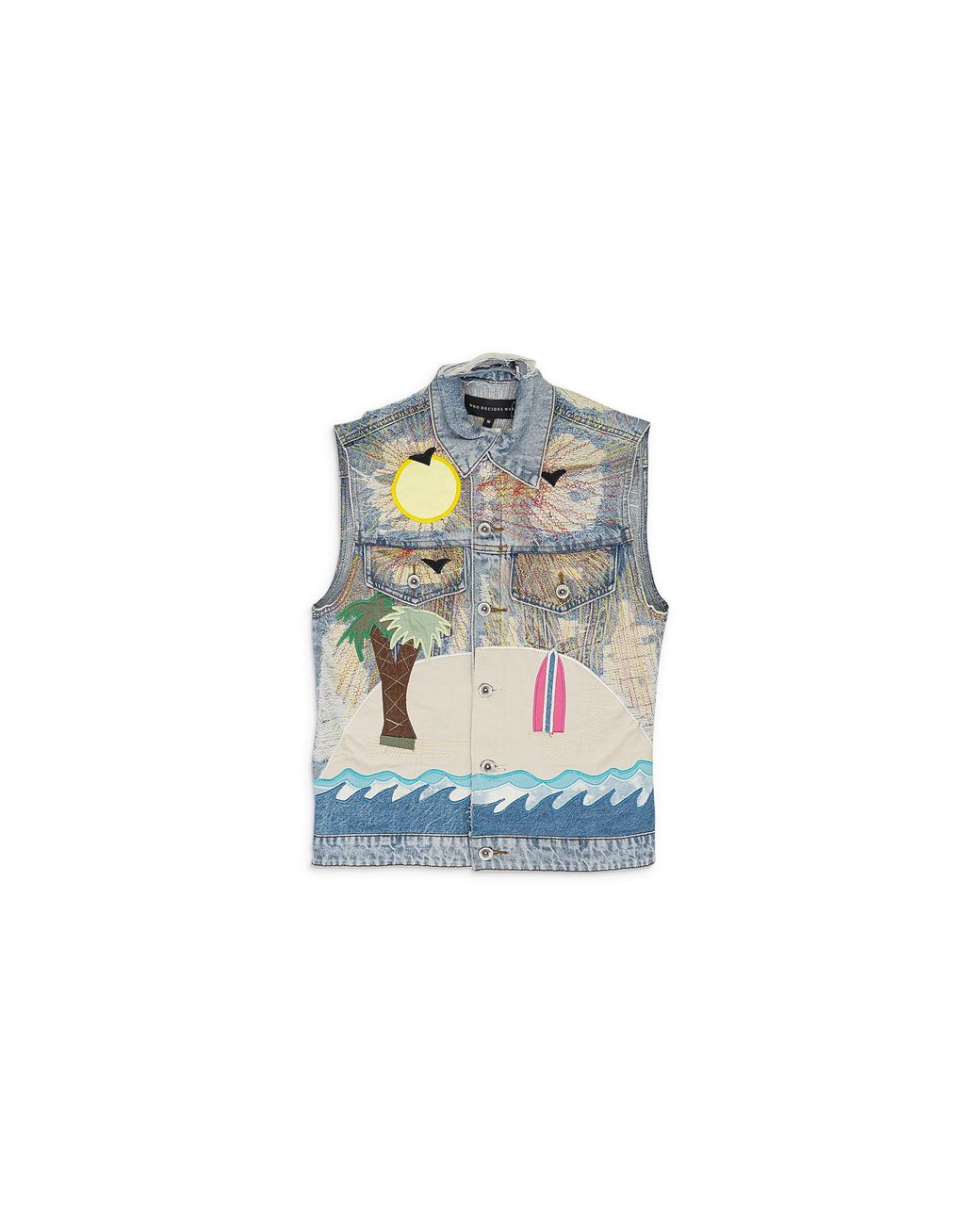 Who Decides War Black Usa Seaboard Vest "Pale for men