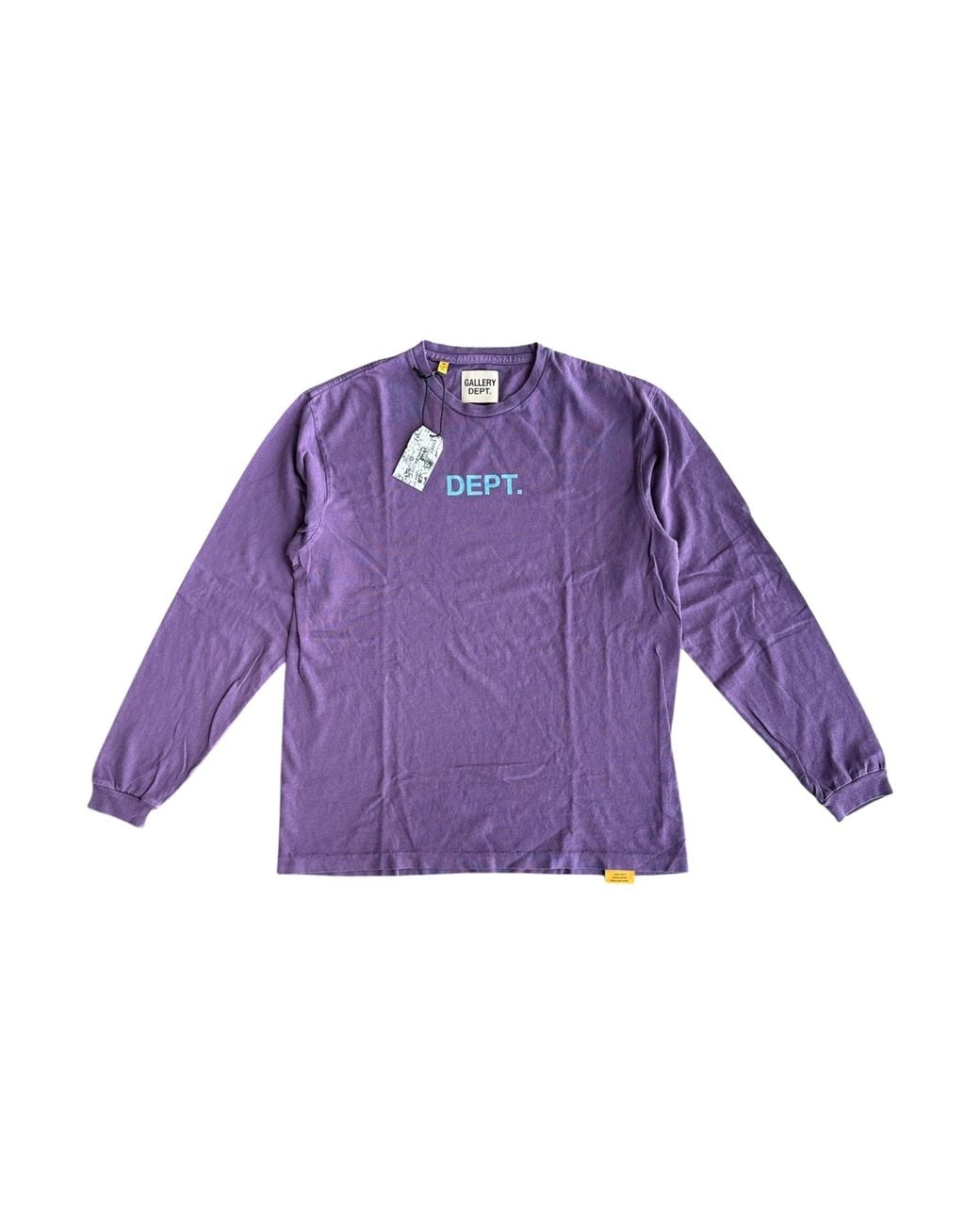 GALLERY DEPT. Purple Logo Longsleeve T-Shirt & Gd431" for men