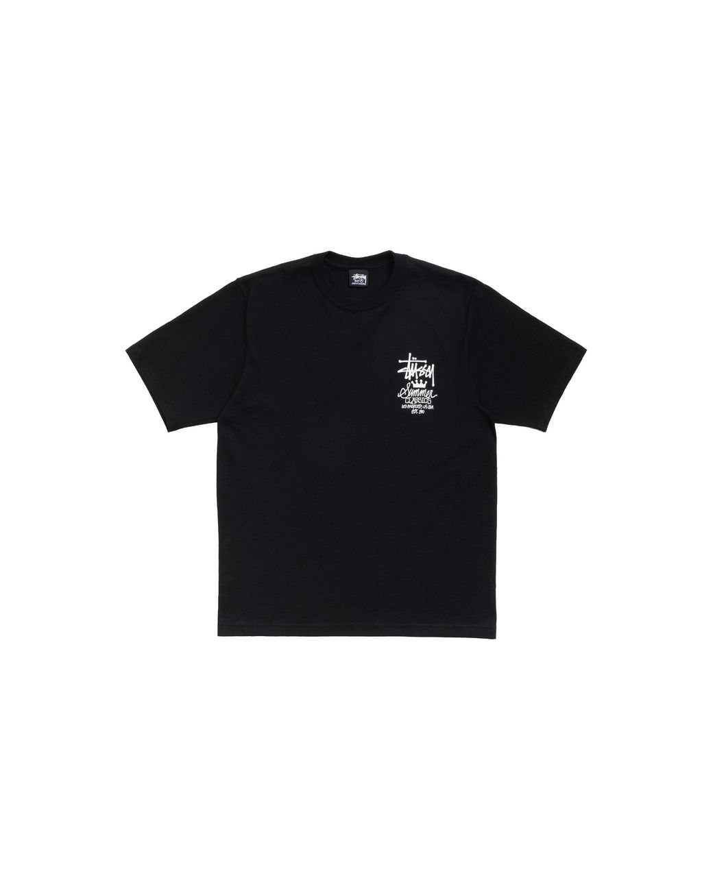 Stussy Black Summer Classics Tee Stus504" for men