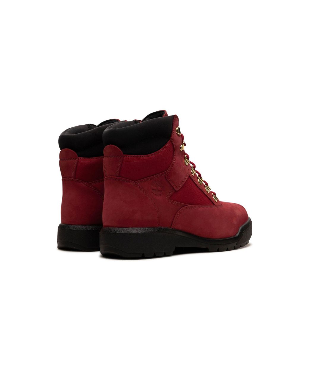 Red timberland deals