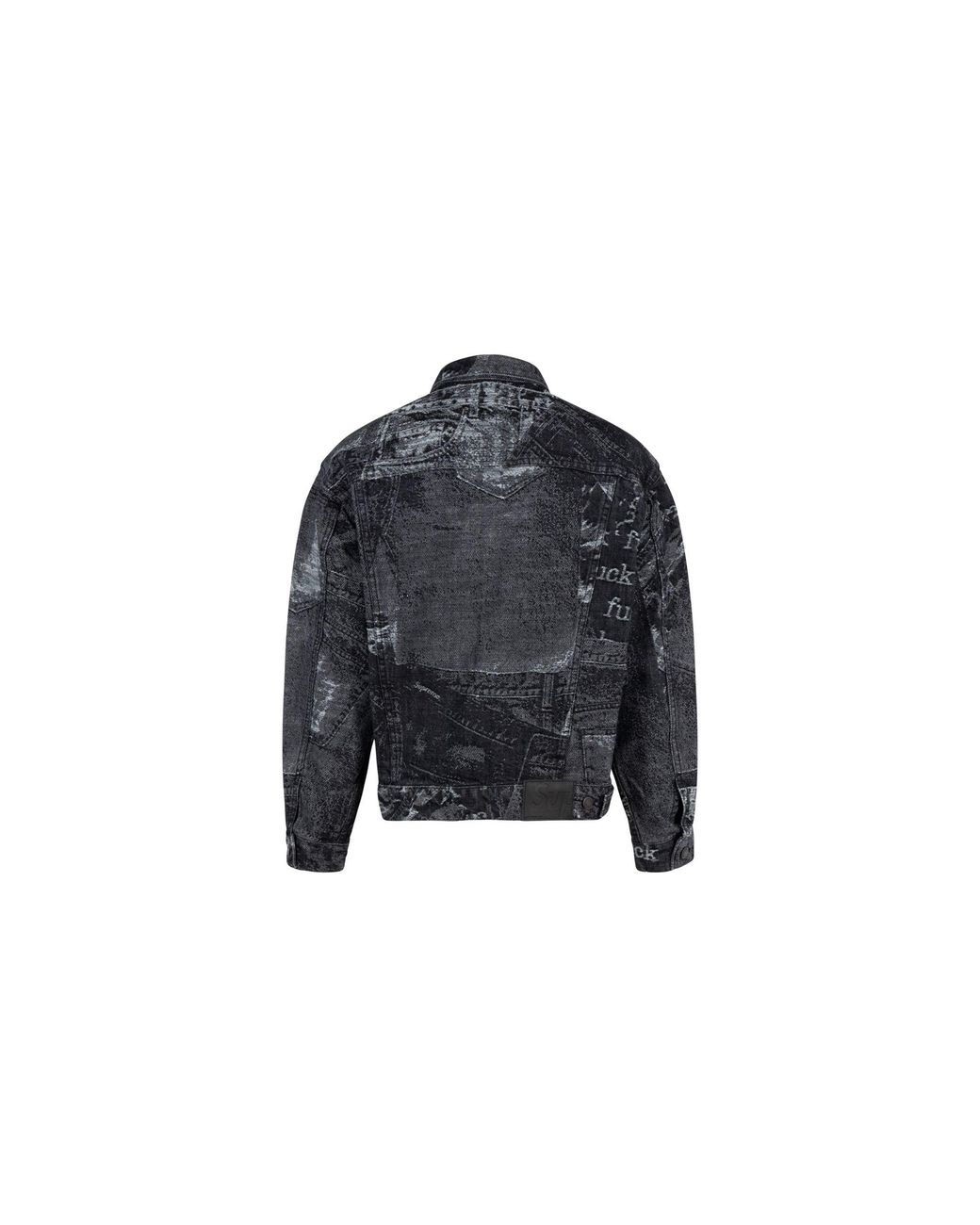 Supreme Archive Denim Jacquard Trucker Jacket