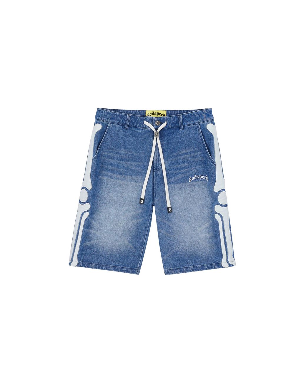 GODSPEED NEW YORK Blue Fémur Denim Shorts Gs316" for men