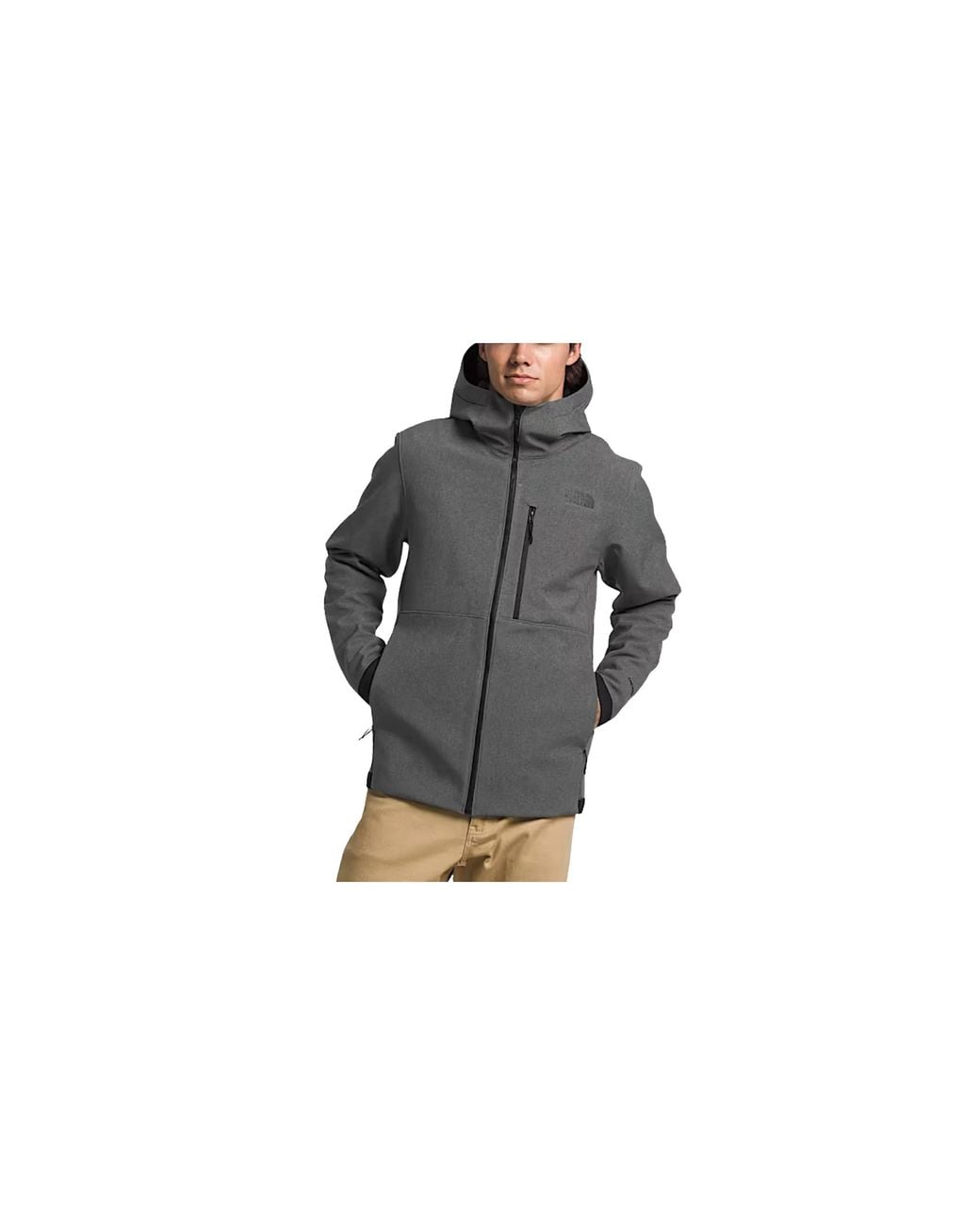 The North Face Black Apex Bionic 3 Hoodie "Tnf Dark Heather" Nf0A84Hs4Hh" for men