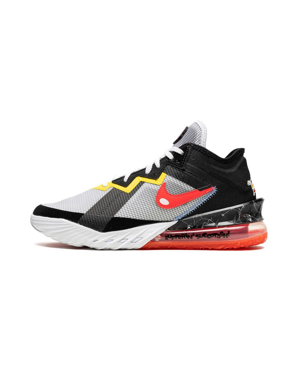 Nike Black Lebron 18 Low "Sylvester Vs Tweety" Cv7562 103" for men