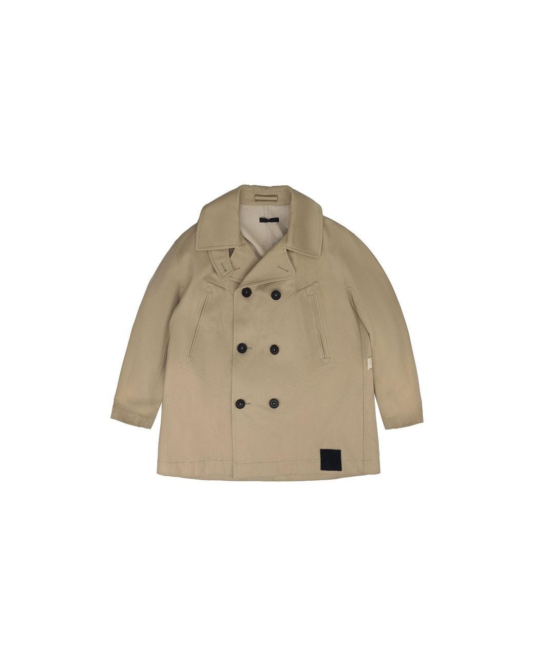 3MAN Black Belted Peacoat _103001" for men