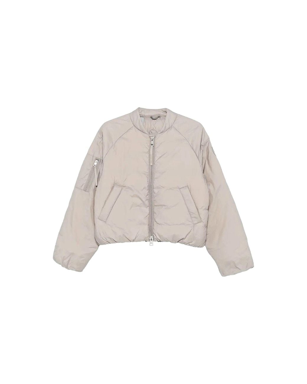 Canada Goose Black Elba Bomber Jacket "Limestone" 2758Wt 9432"