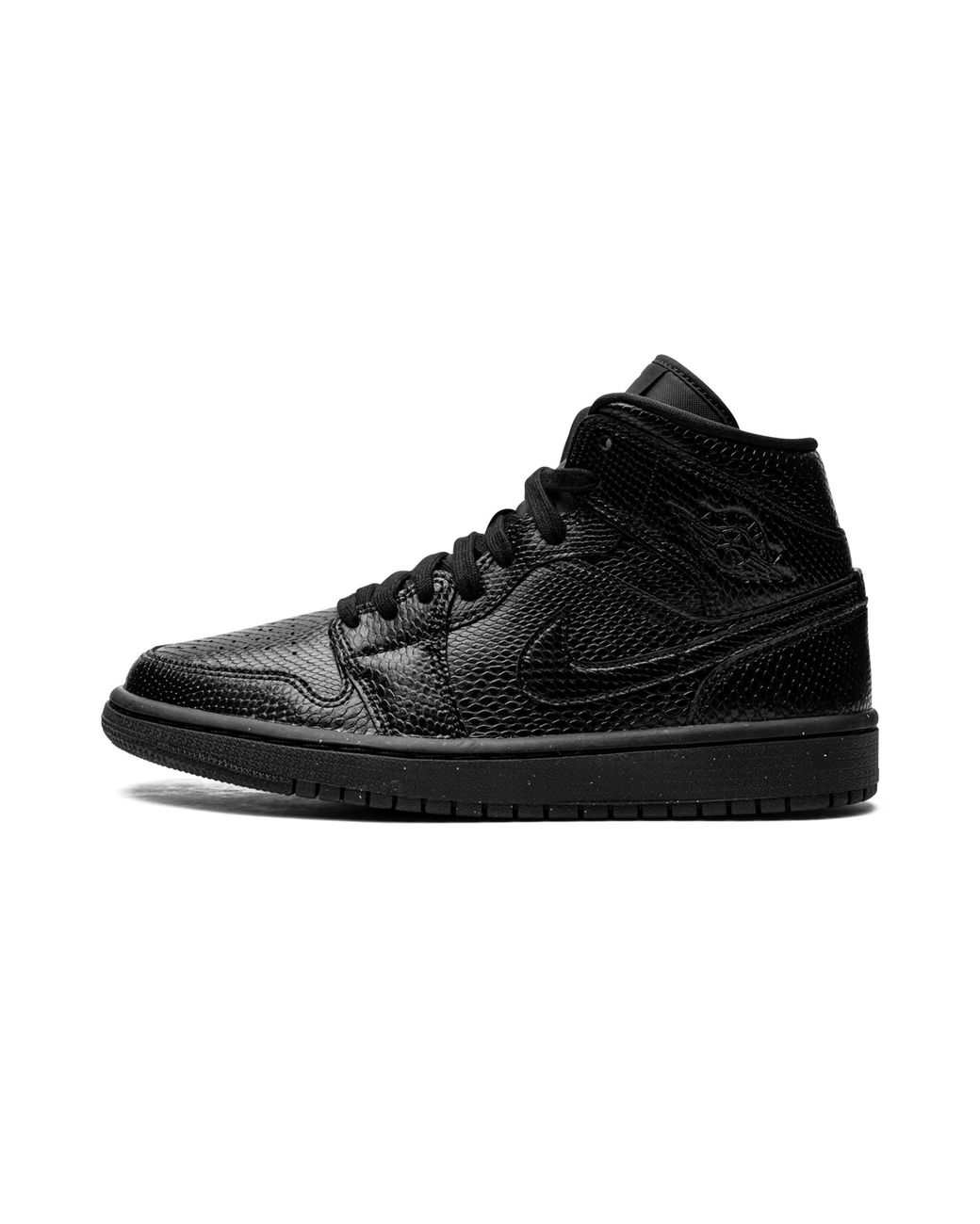 Nike Black Air 1 Mid Snakeskin" Bq6472 010"