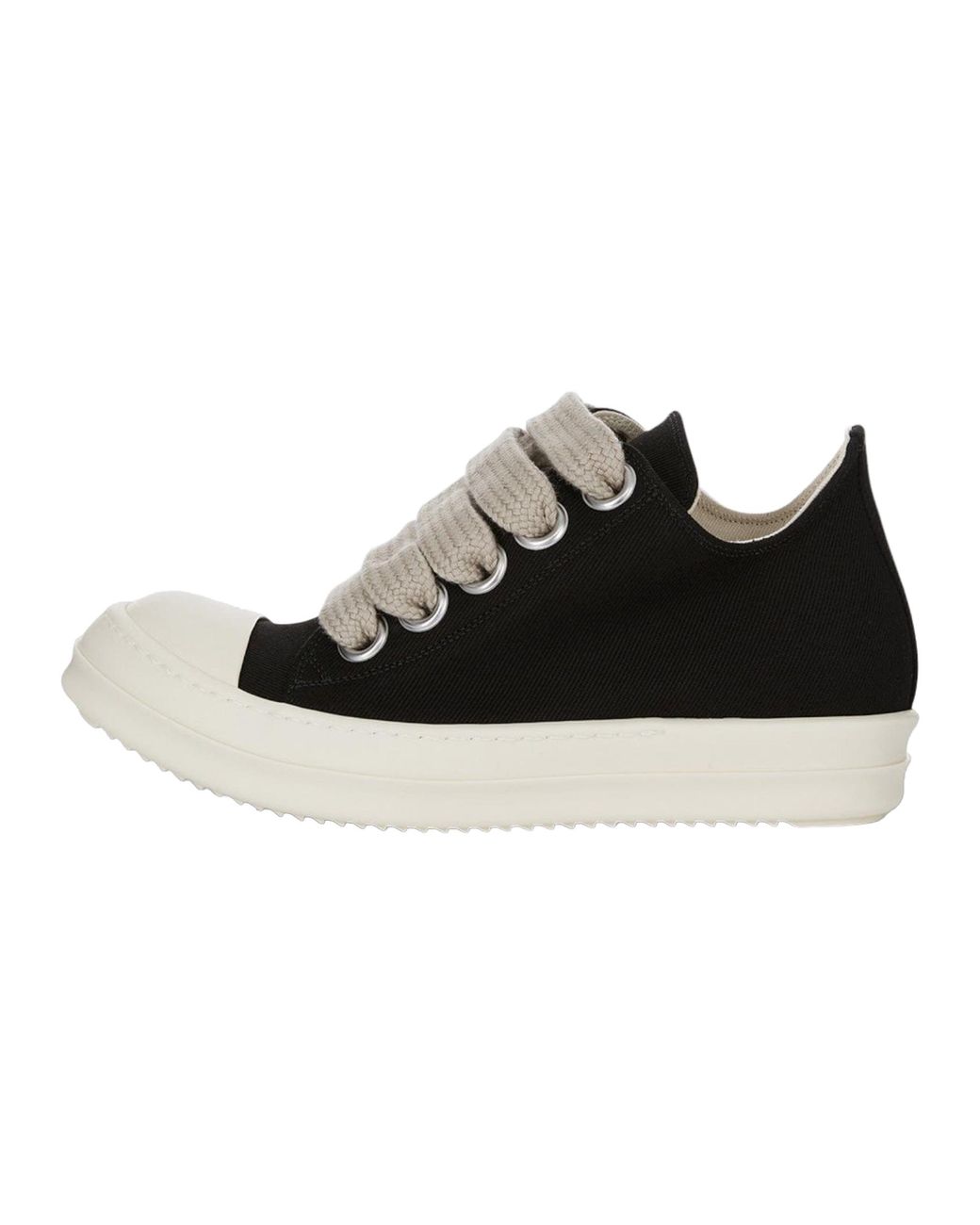 Rick Owens Black Concordians Jumbo Lace Sneaker Low Milk" Ds02E7819 Dow2 911"