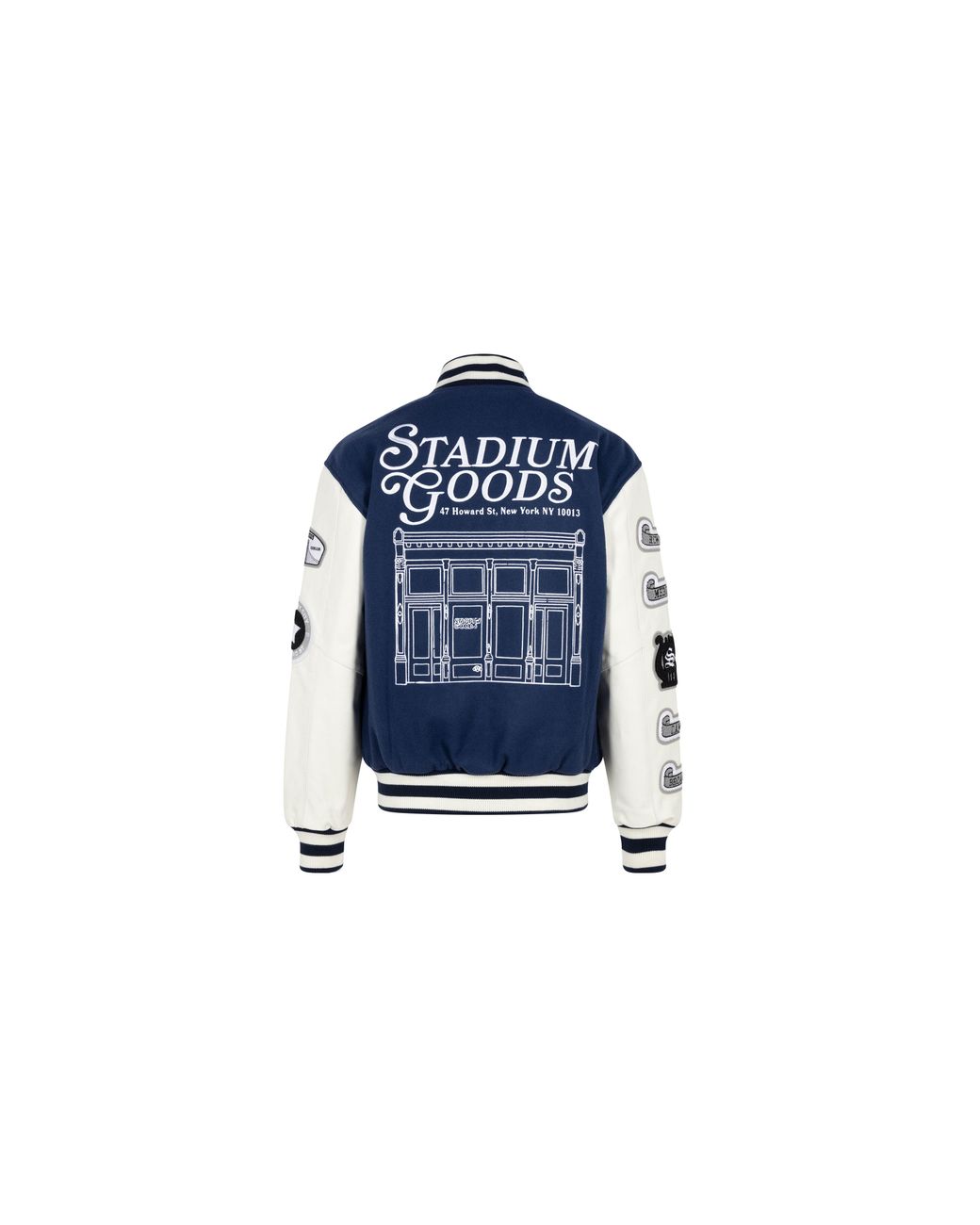 Stadium Goods Blue Nyc Varsity Jacket "Nyc Varsity Jacket" Sgs0530"