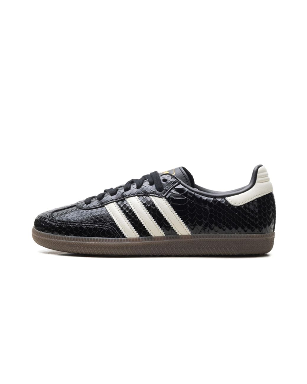 Adidas Black Samba Og Wnns "Patent Snakeskin Off" Ih9015"