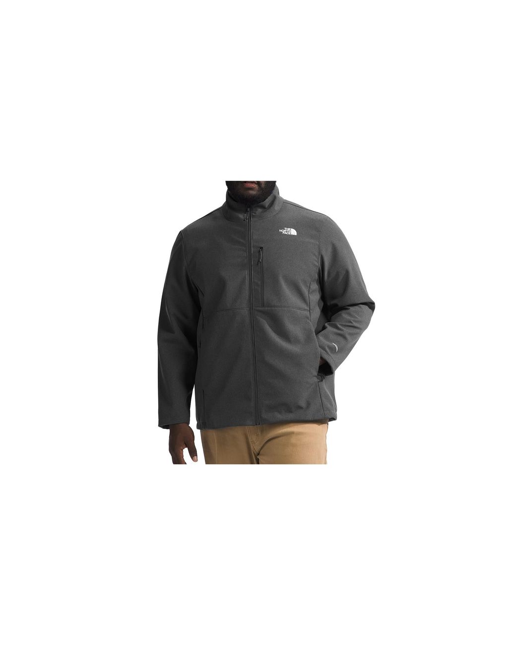 The North Face Black Big Apex Bionic 3 Softshell Jacket "Tnf Dark Heather" Nf0A84Jxdyz" for men