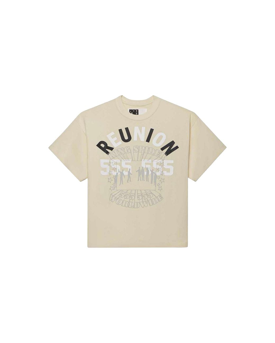 Sp5der Black Sp5 5Luminum T-Shirt "Foam Cream" 706" for men