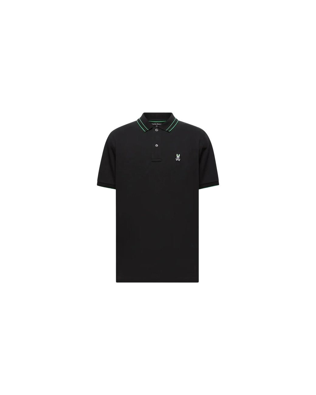 Psycho Bunny Black Rex Performance Pique Polo Mt0100203 001" for men