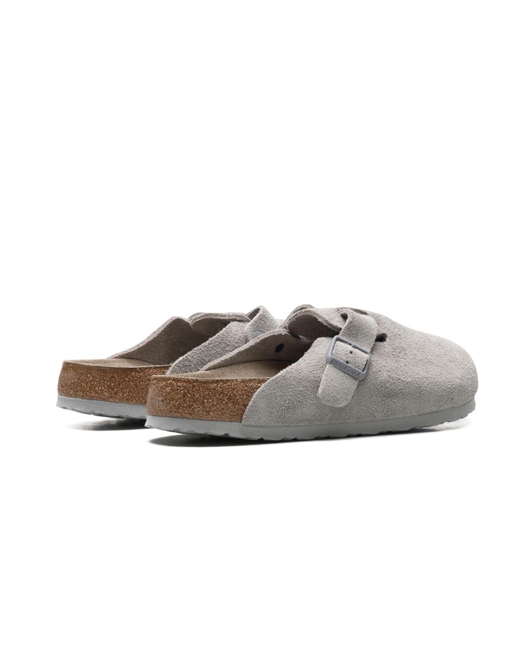 Birkenstock Black Boston Soft Footbed "Suede Stone Coin" 1020549" for men