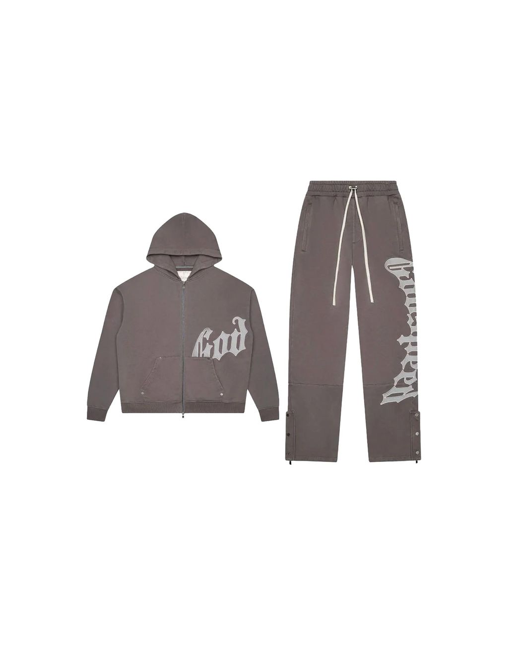 GODSPEED NEW YORK Black Og Logo V2 Stone Sweatsuit Og Logo Sweatsuit V2 Stone" for men