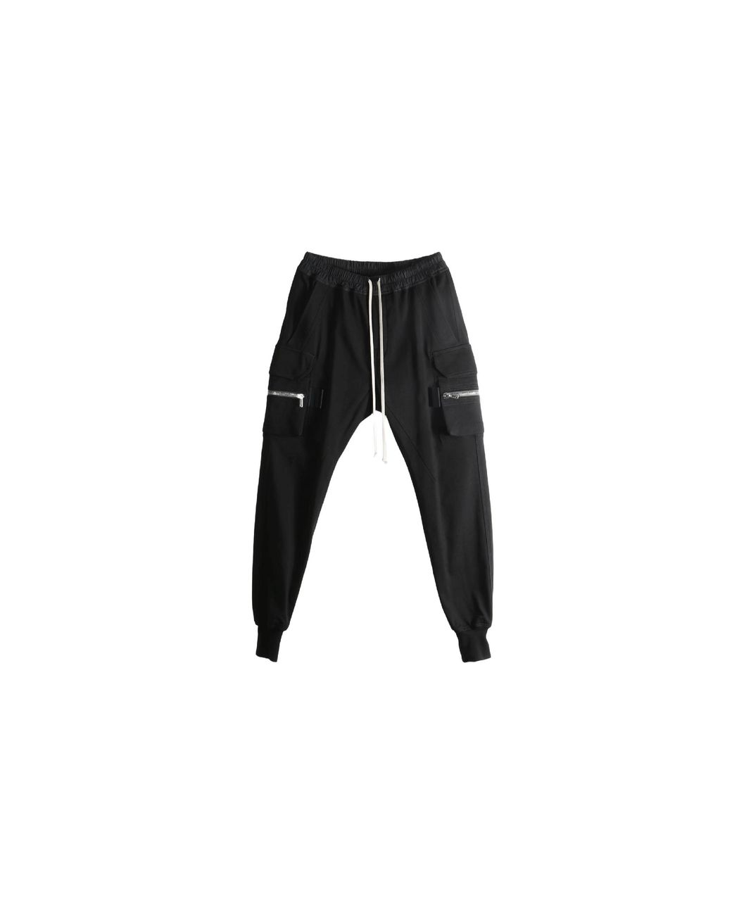 Rick Owens Black Mastodon Cargo Pants Ru02F4396 Ba 09" for men