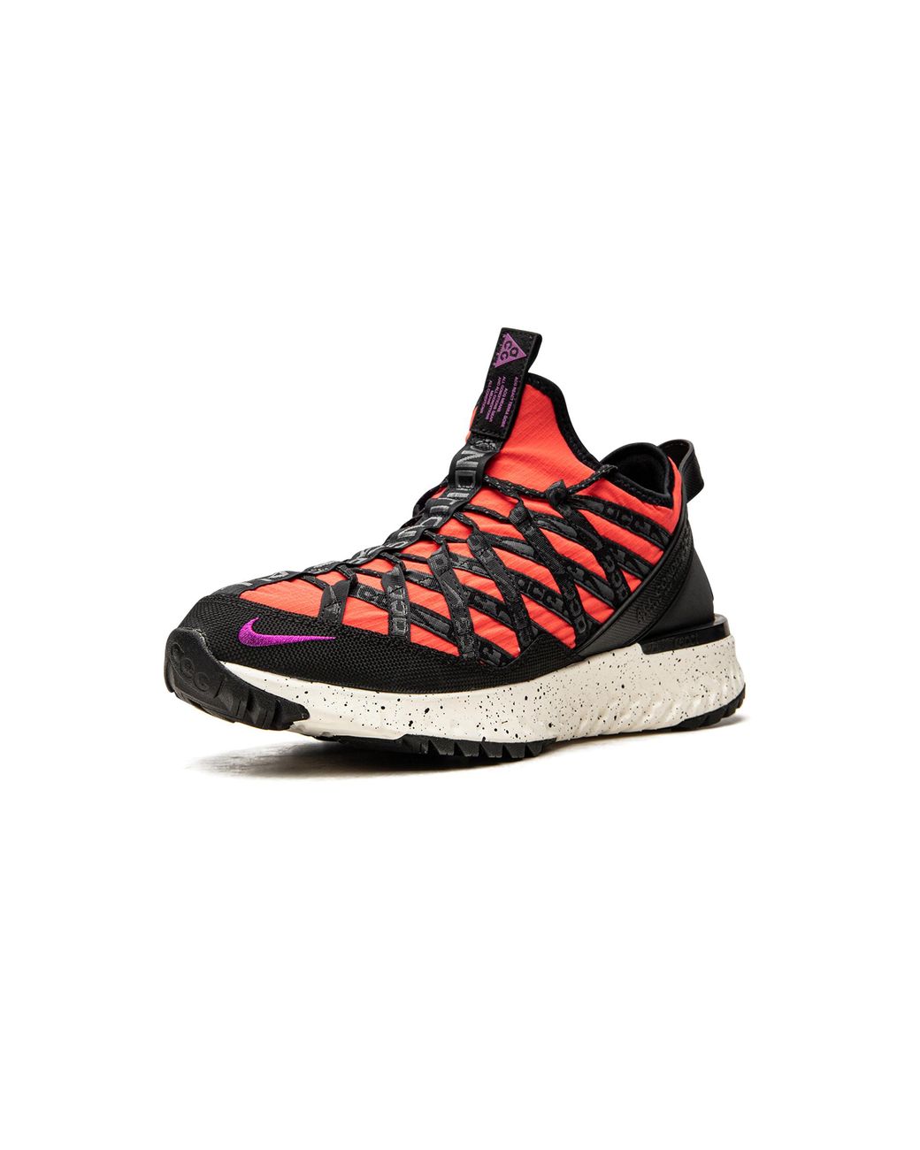 Nike Black Acg React Terra Gobe "Bright Crimson" Bv6344 600"