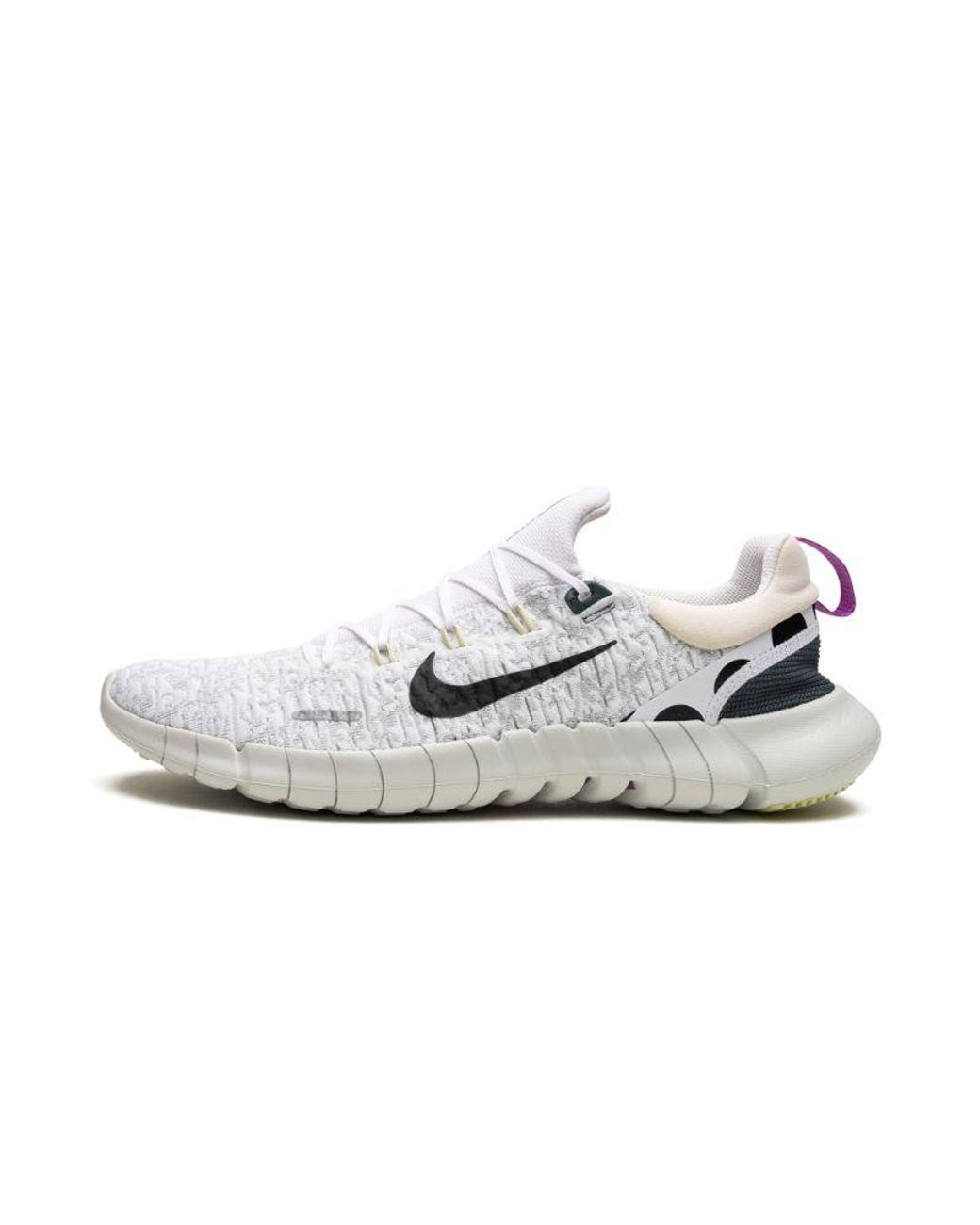 Nike free run womens white light grey shoes top