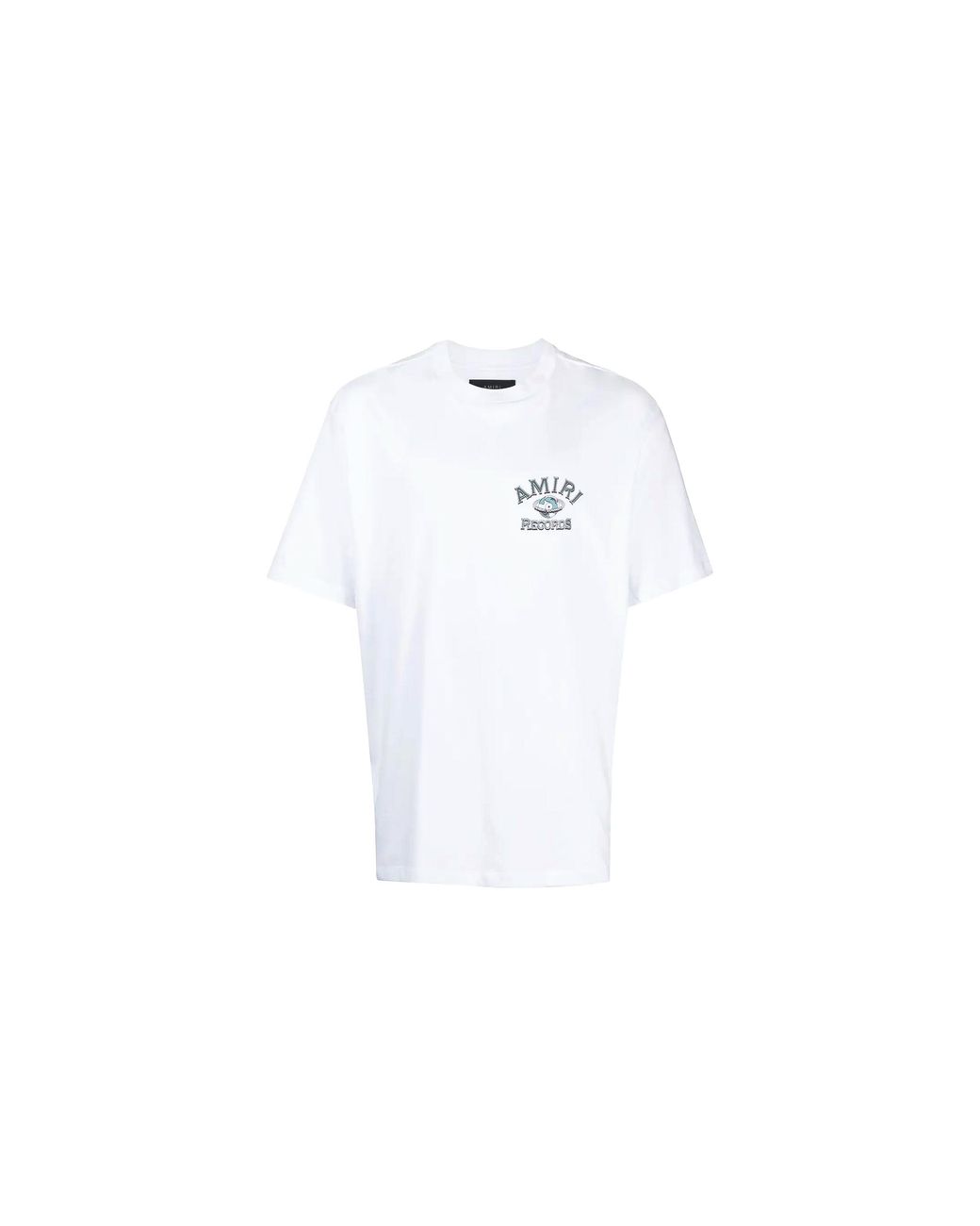 Amiri Black Records Logo T-Shirt Aw23Mjg003 100" for men