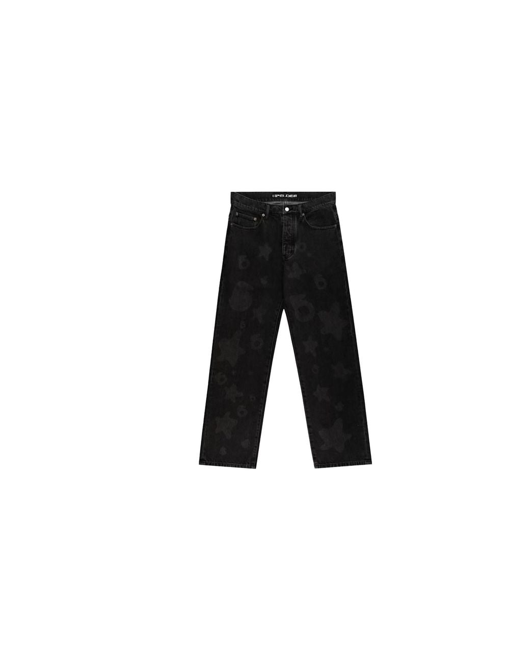 Sp5der Black Beluga Denim Jeans 156" for men
