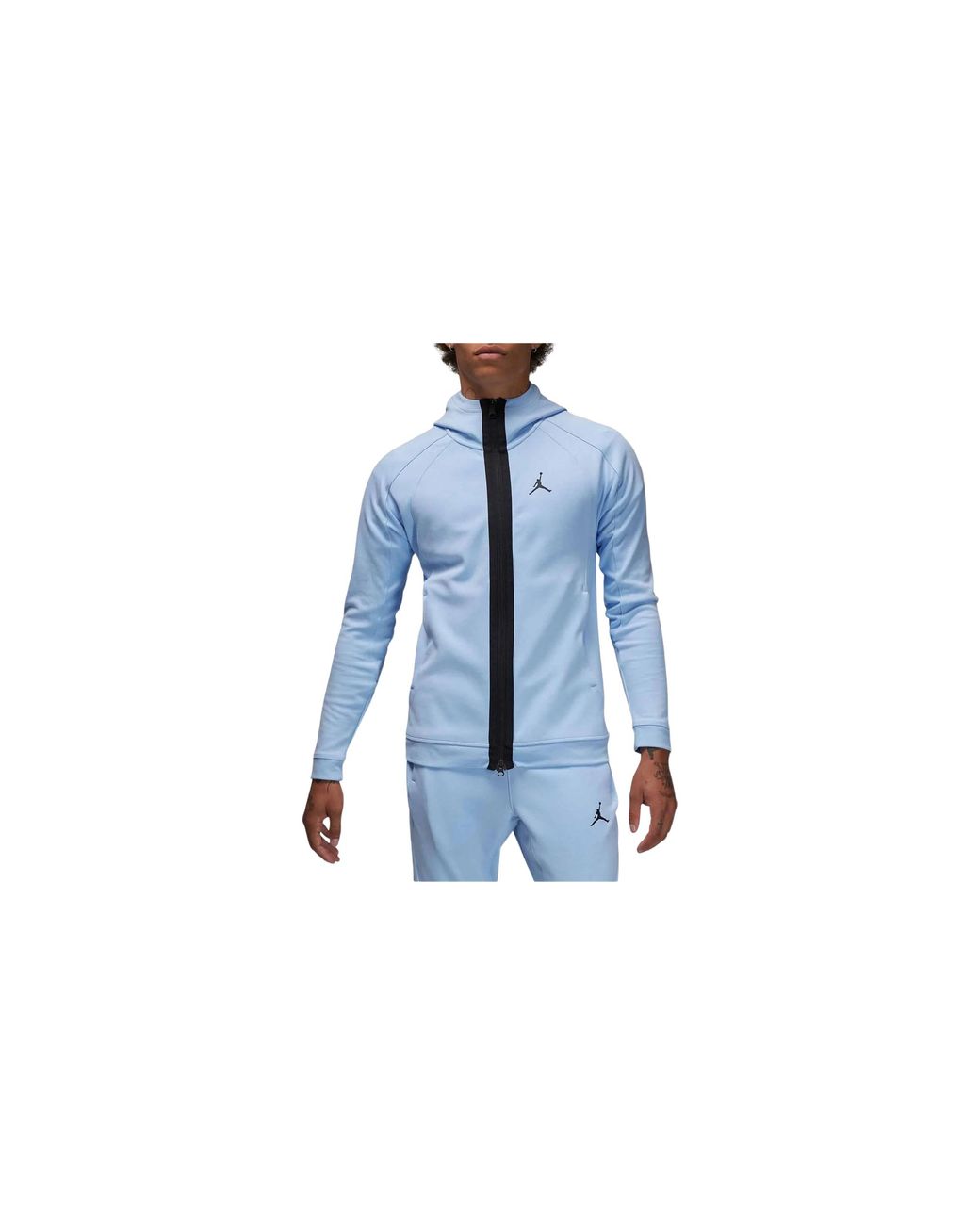 Nike Blue Dri-Fit Sport Fleece Full-Zip Hoodie "Royal Tint Dv9783 425" for men
