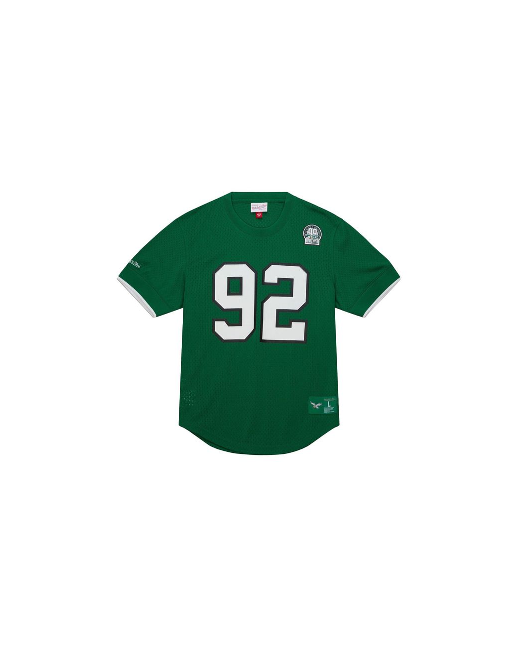 Mitchell & Ness Green Nfl N&N Mesh Crewneck Eagles 2003 Reggie "Kelly" Tnmp6294 Pea03Rwhkygn" for men