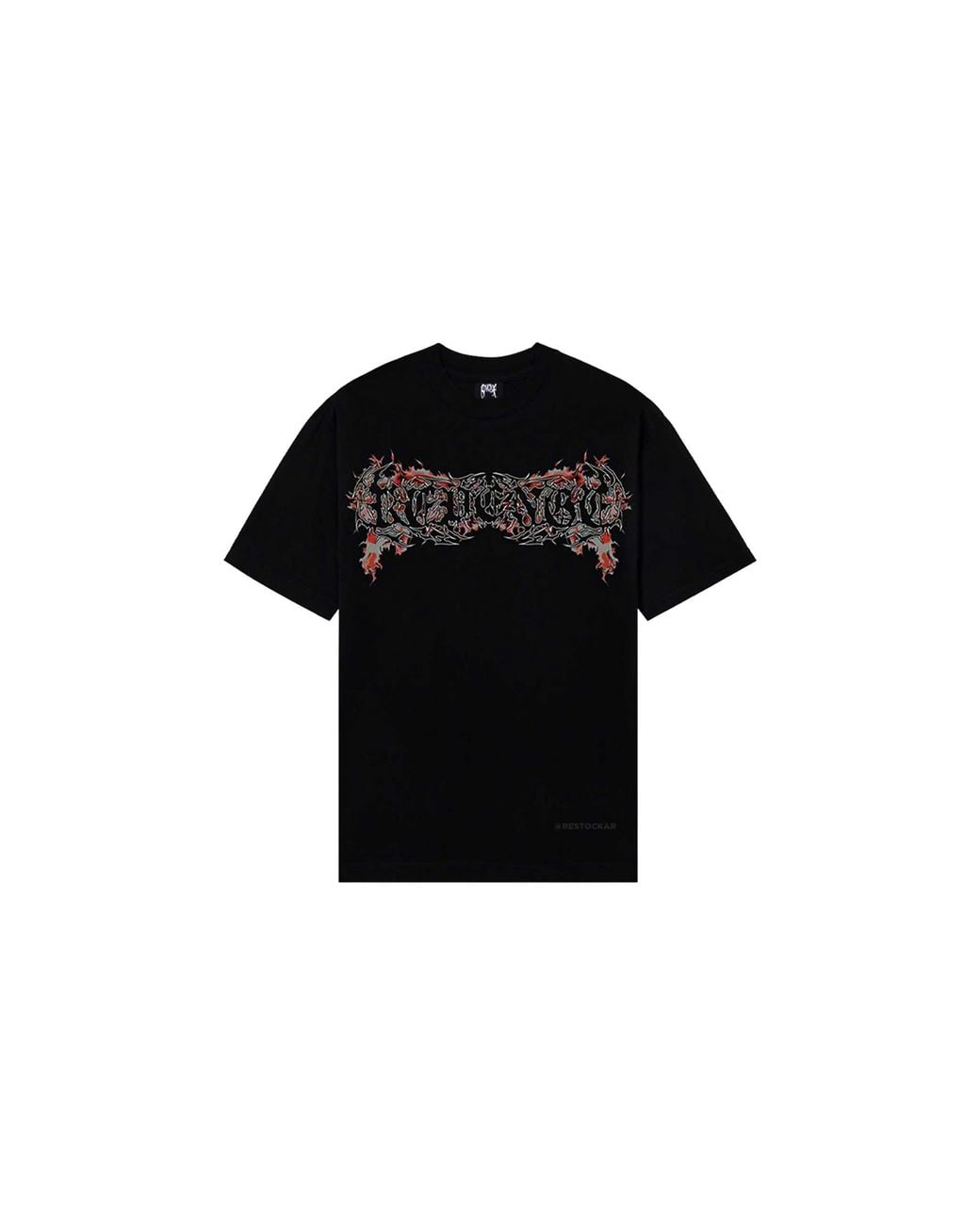 REVENGE Black 11Th Dimension T-Shirt Rev0121" for men