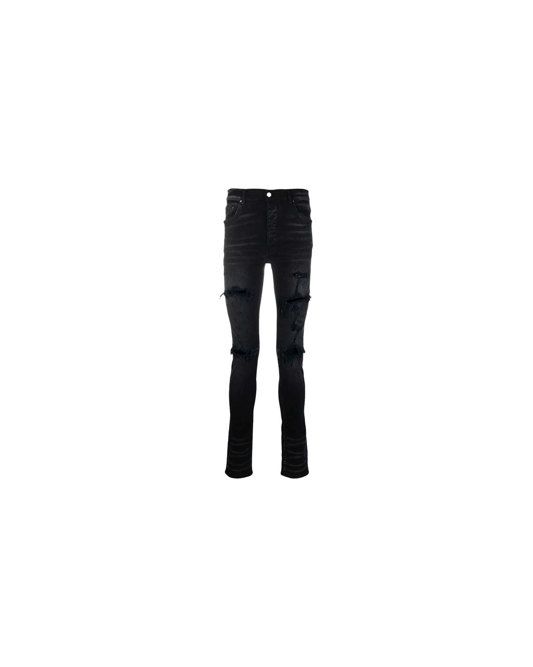 Amiri Black Plus Jeans Aged "Thrasher for men