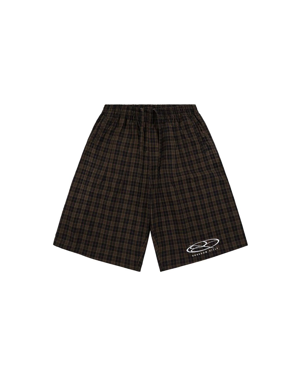 Boredom Kills Black Lounge Shorts Bk034" for men