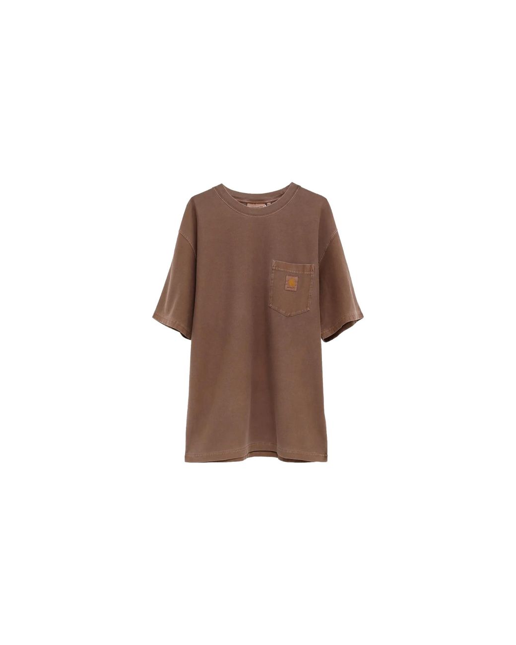 Carhartt Black Loose Pocket T-Shirt "Tobacco Garment Dyed" I036863 47 Gd" for men