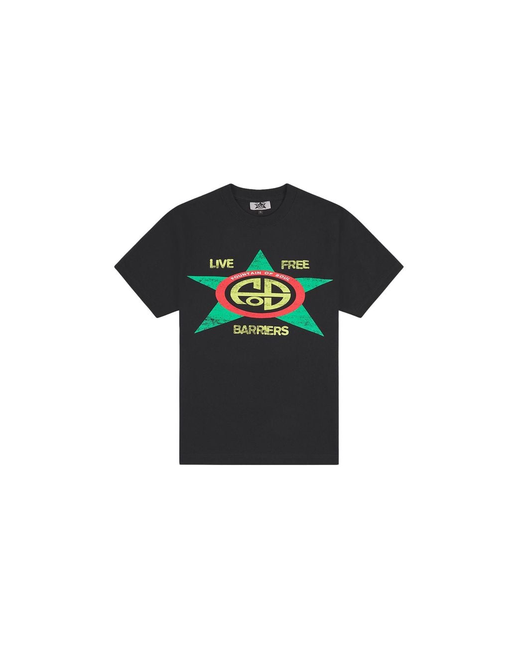 Barriers Black Fountain Of Soul T-Shirt Bar54" for men