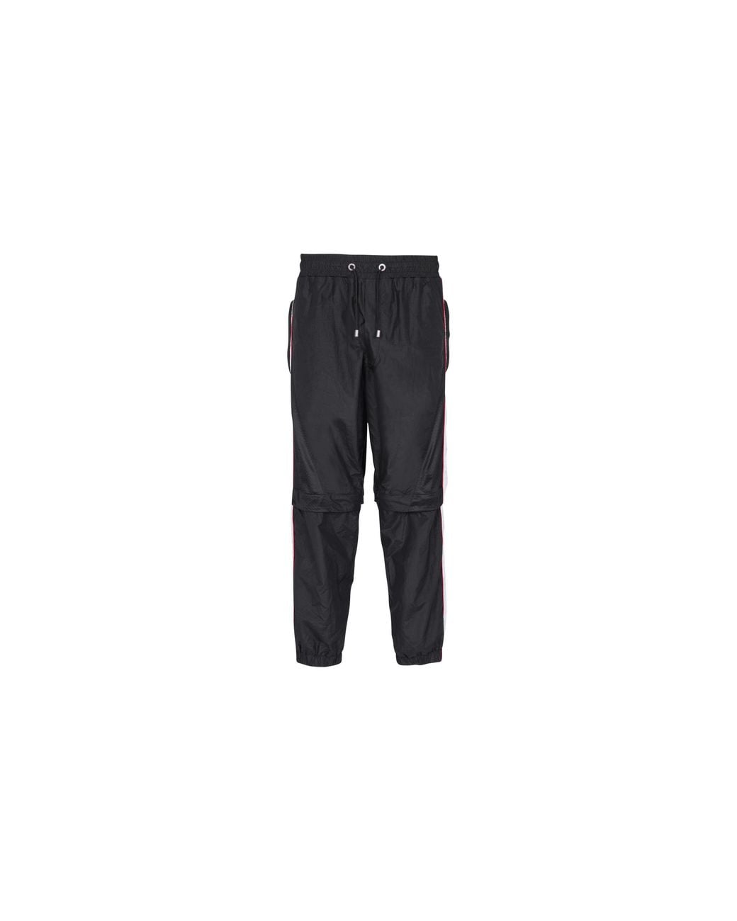 Balmain Black Nylon Convertible Track Pants Ah4Pr145Xe300Pa" for men