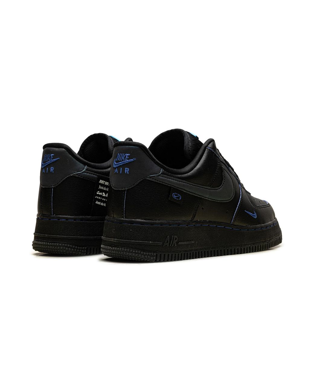 Nike Black Air Force 1 Lo '07 Lx Mns "Worldwide" Fb1840 001"