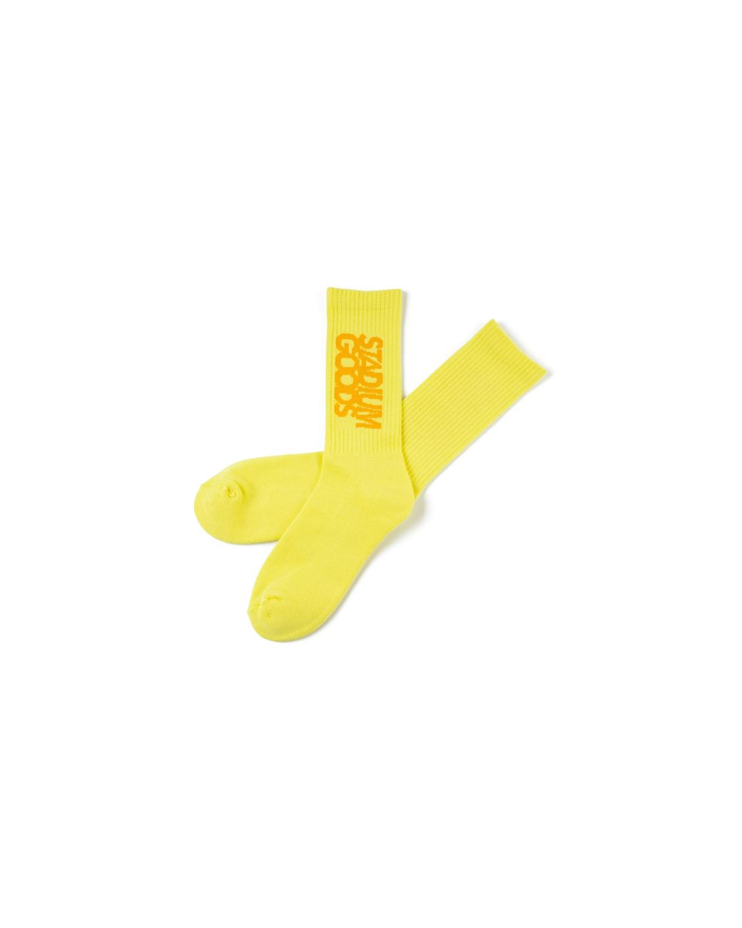 Stadium Goods Black Crew Sock "Marmalade" Sgs0168" for men