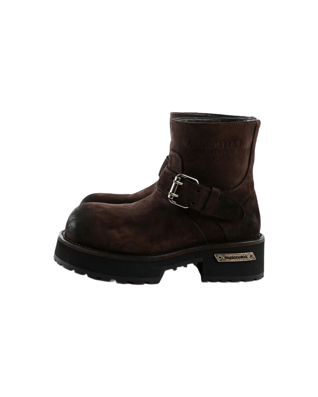Balenciaga Black Venom Mini Bootie "Light Espresso" 873435Wcb432981"