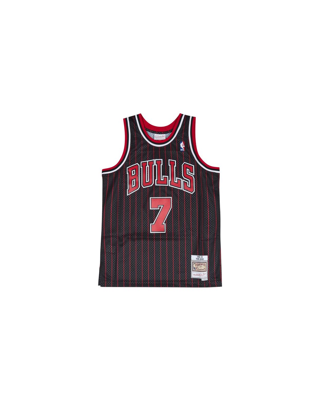 Mitchell & Ness Black Nba Toni Kukoc Swingman Jersey "1995-96 Chicago Bulls for men