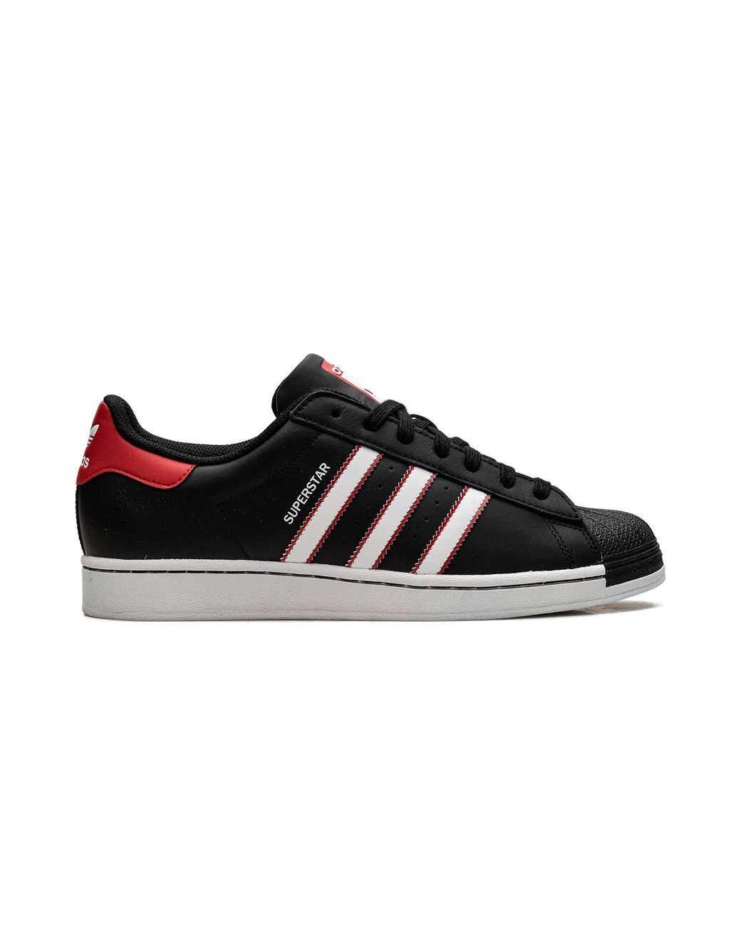 Adidas Black Superstar Scarlet" If3631" for men
