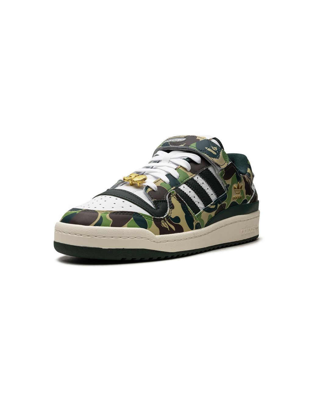 Adidas Black Forum 84 Low "Bape 30Th Anniversary Camo" Id4771" for men