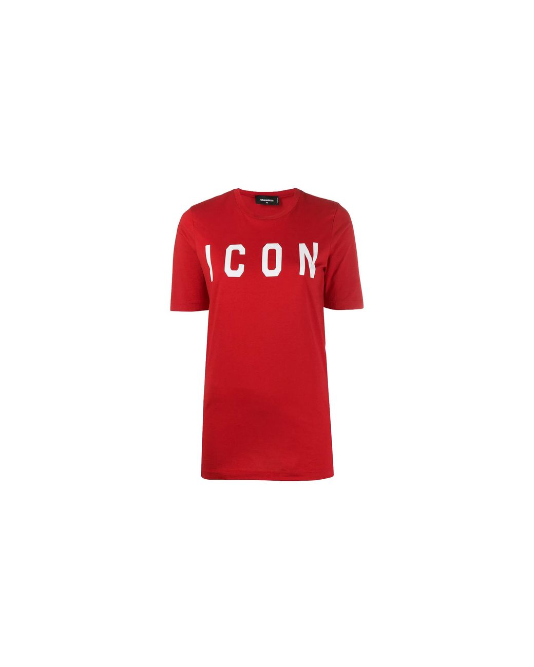 DSquared² Red Icon Logo Cotton T-Shirt S75Gd0040-S22427-967X"