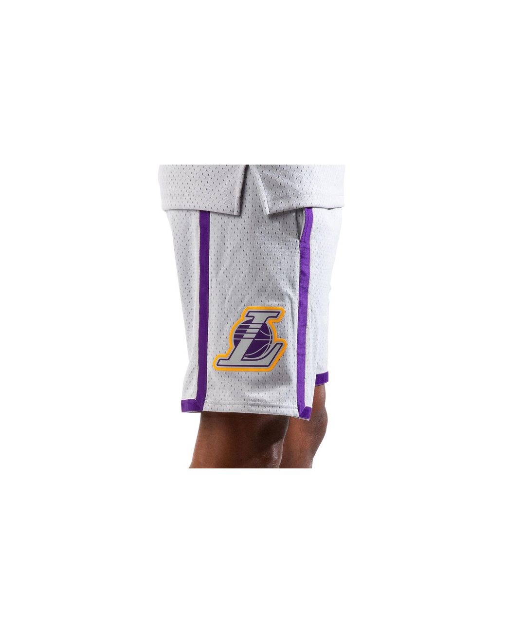 Mitchell & Ness Black Reload 2.0 Swingman Shorts "Nba La Lakers 2009" Smsh3435 Lal09Pppgrey" for men
