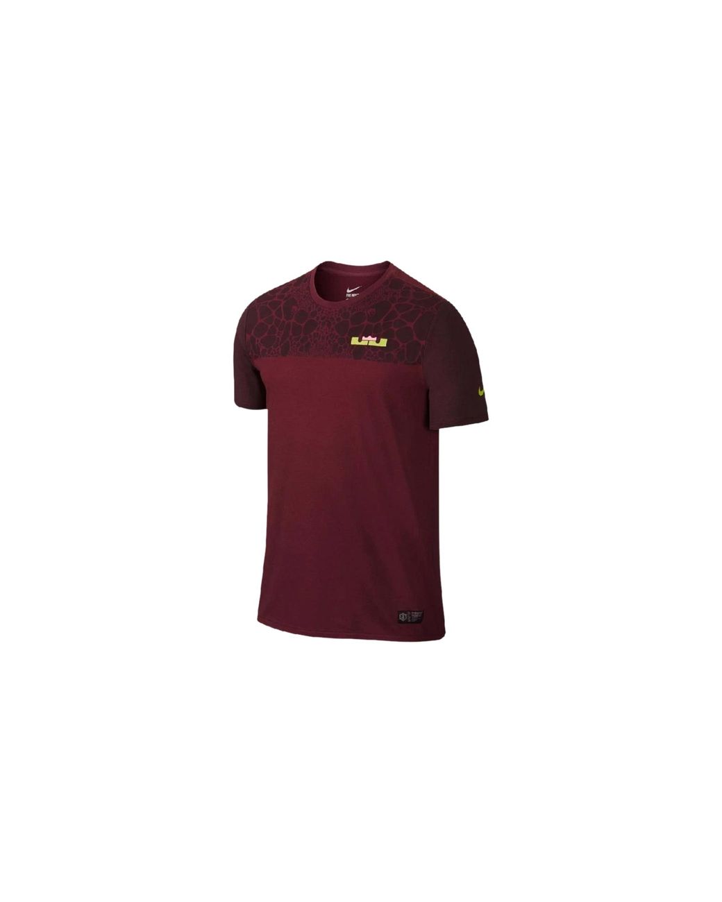 Nike Red Lebron James Dri-Fit Ac/At T-Shirt "Beetroot Villain" 698677 638" for men