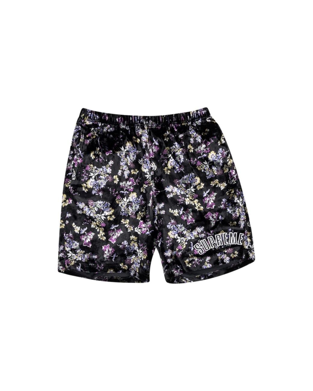 Supreme Floral Velour Shorts 